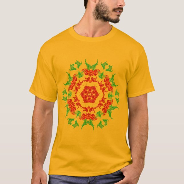 Camiseta Espacio y astronomía : Arte Mandala (Anverso)