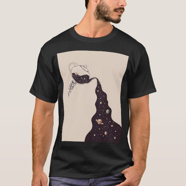 Camiseta Espacio y hora del té (Anverso)