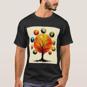 Camiseta Espacio y la naturaleza mística
