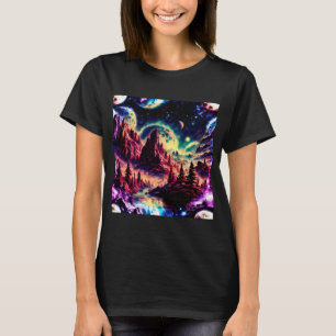Camiseta Espacio y lo abstracto y la luna #9