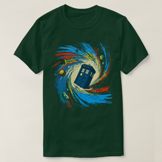 Camiseta Espacio y vórtice del tiempo (Diseño del anverso)