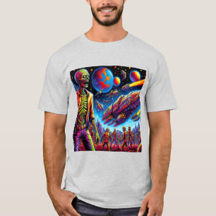Camiseta Espacio Zombie Apocalipsis: