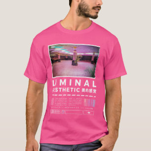 Camiseta Espacios liminales retro Internet estética de los