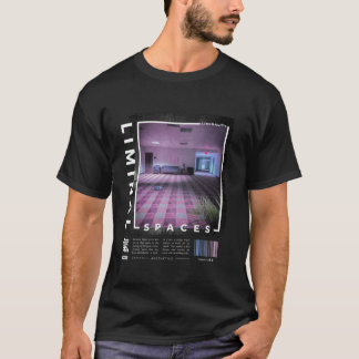 Camiseta Espacios Liminales Vaporwave Retro Larga Manga Cam