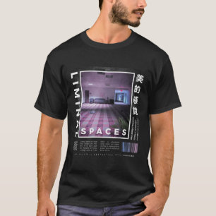 Camiseta Espacios limítrofes Retro Vaporwave