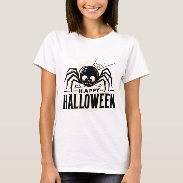 Camiseta Espada araña y feliz Halloween (Anverso)