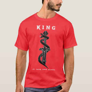 Camiseta Espada atlántica de conan con un rey serpiente por