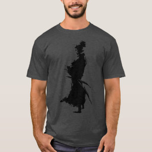 Camiseta Espada de capucha de guerrero japonés de Samurai (