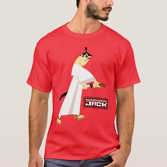 Camiseta Espada de dibujo de Samurai Jack (Anverso)