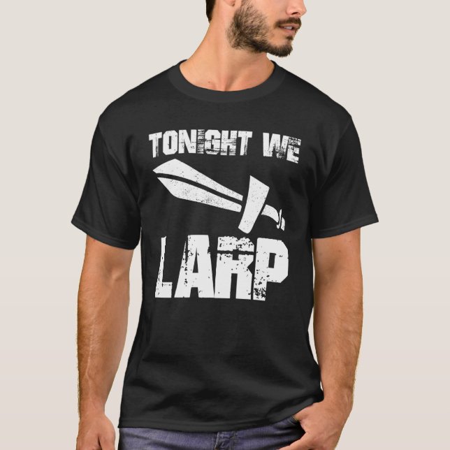 Camiseta Espada de espuma LARP (Anverso)