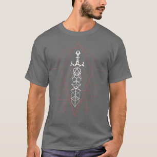 Camiseta Espada de juego de dados de poliédricos esotéricos