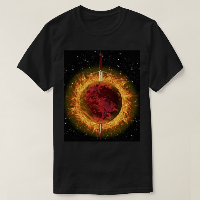 Camiseta Espada de la tierra (Diseño del anverso)