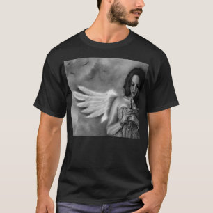 Camiseta Espada del chica del ángel del defensor