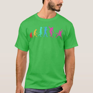 Camiseta Espada divertida evolución del deporte del esgrimi