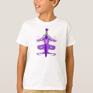 Camiseta Espada Dragón Púrpura Mística