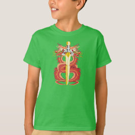 Camiseta Espada Dragón Verde