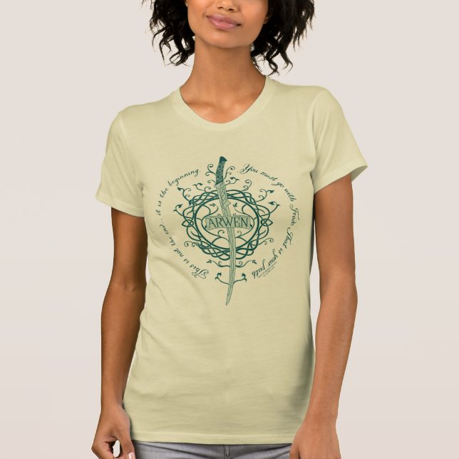 Camiseta Espada élfica ARWEN™ Cita (Anverso)