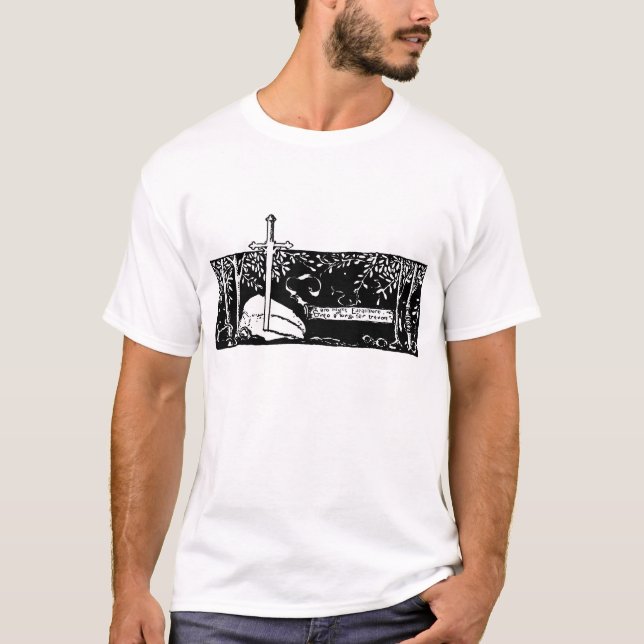 Camiseta Espada en la piedra (Anverso)