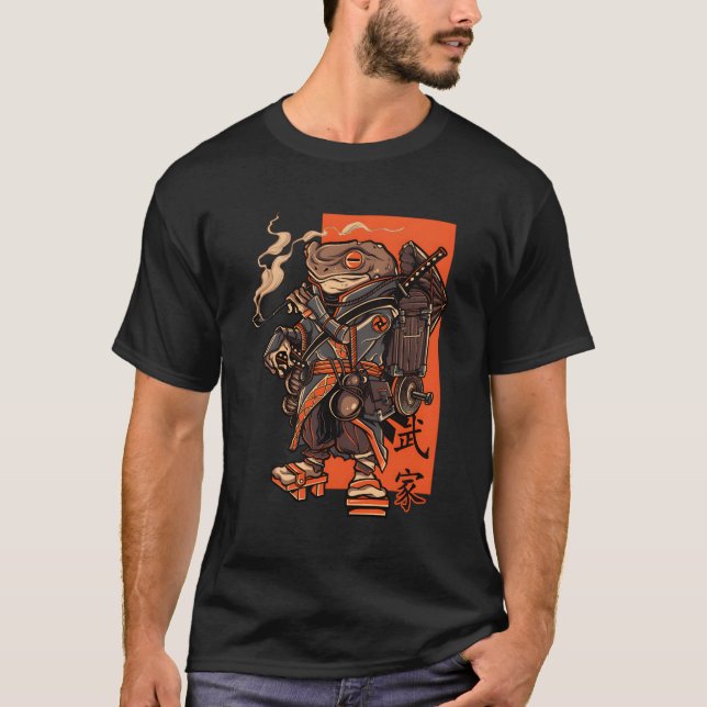 Camiseta Espada japonesa Ninja Samurai Katana (Anverso)