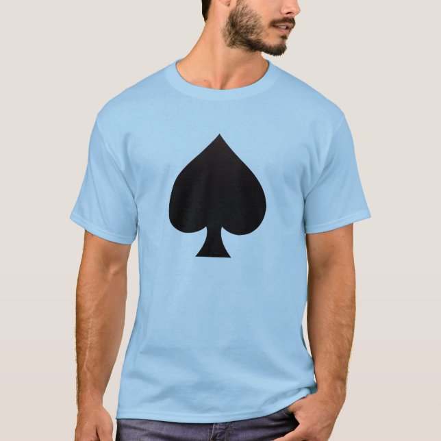 Camiseta Espada - juego del icono de las tarjetas (Anverso)