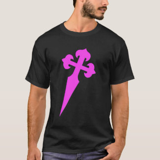 Camiseta Espada rosa caliente