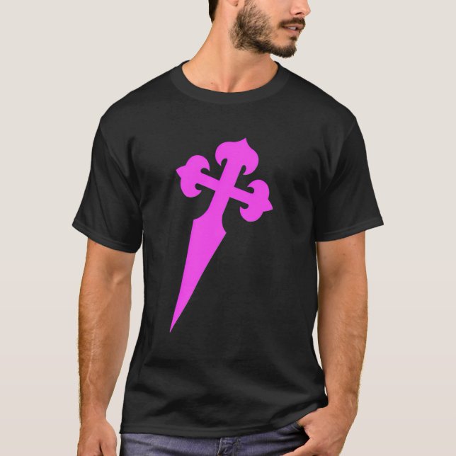 Camiseta Espada rosa caliente (Anverso)