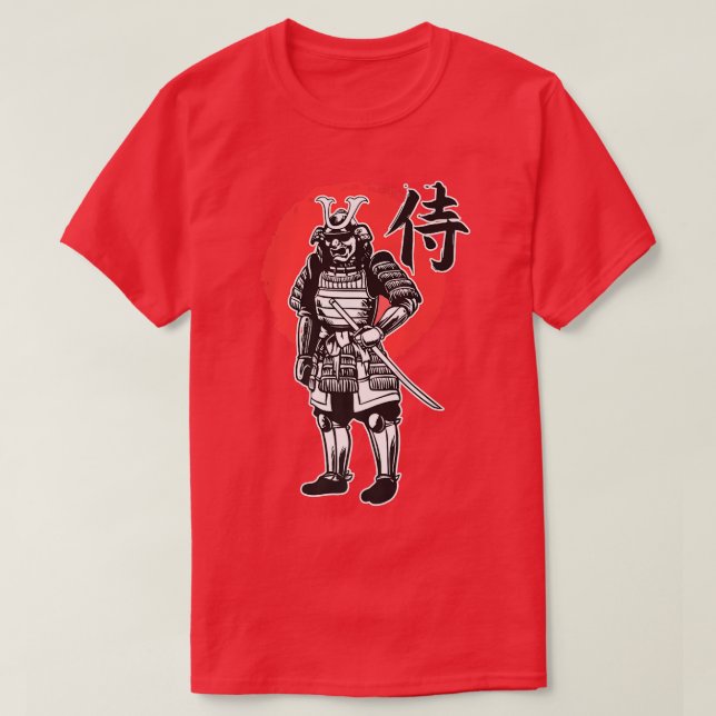 Camiseta Espada Samurai y guerrero A de Japón (2) (Diseño del anverso)