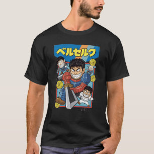 Camiseta Espadachín Blindado Retro – Estilo de Juego de Man