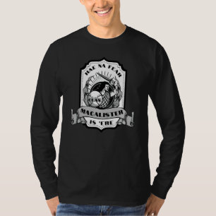 Camiseta Espadachín del Clan MacAlister Insignia Escocesa T