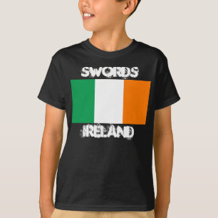 Camiseta Espadas, Irlanda con bandera irlandesa