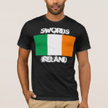 Camiseta Espadas, Irlanda con bandera irlandesa<br><div class="desc">Espadas,  Irlanda con bandera irlandesa</div>