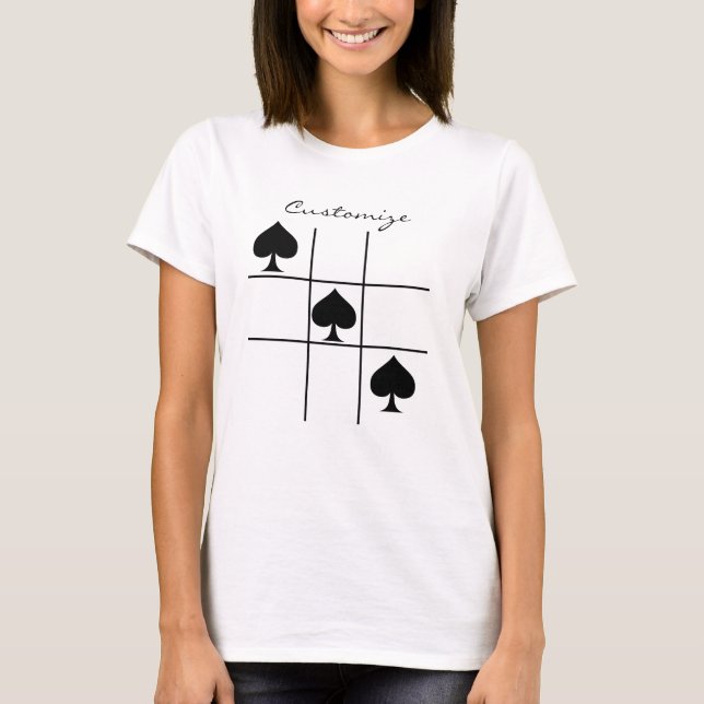 Camiseta Espadas negras Tic Tac Toe Thunder_Cove (Anverso)