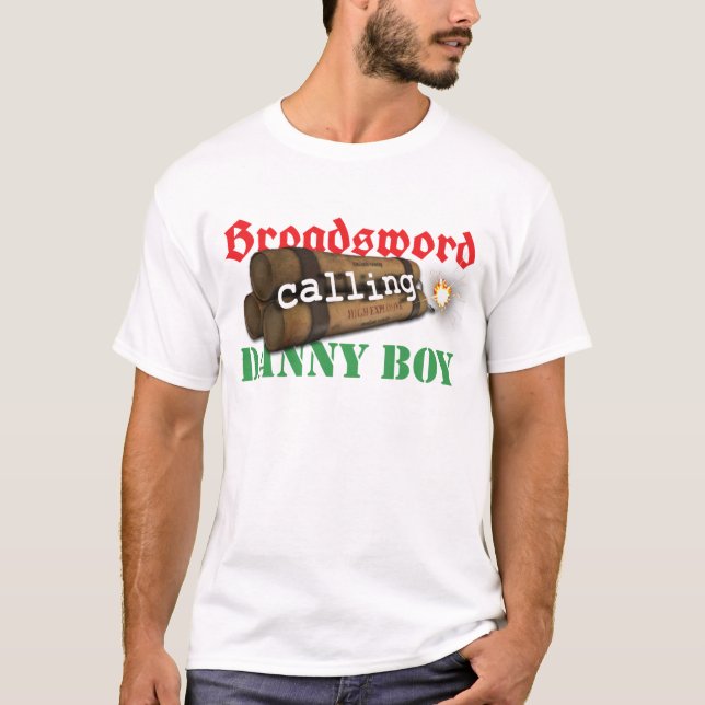 Camiseta Espadón que llama al muchacho de Danny (Anverso)
