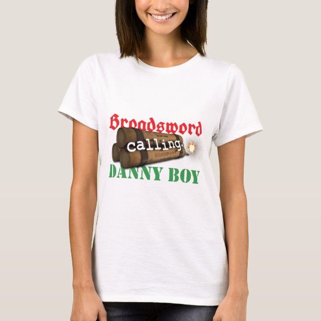 Camiseta Espadón que llama al muchacho de Danny (Anverso)