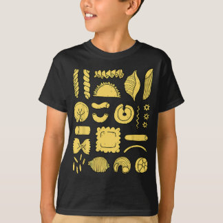 Camiseta Espaghetti, penne, tortellini, Farfal