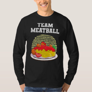 Camiseta Espagueti De Fútbol De Equipo Y Bolas De Carne