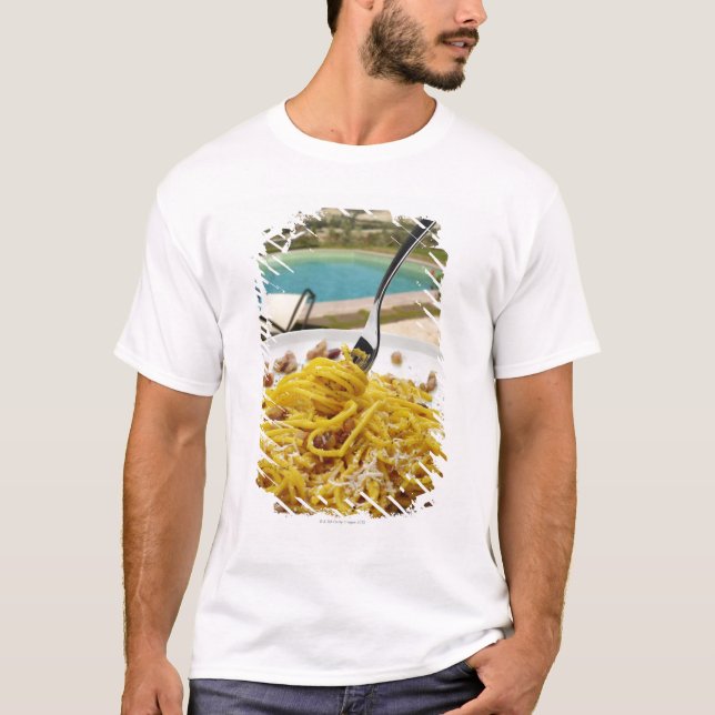 Camiseta Espaguetis Carbonara (Anverso)