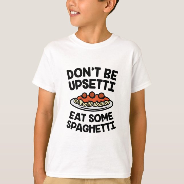 Camiseta Espaguetis de Upsetti (Anverso)