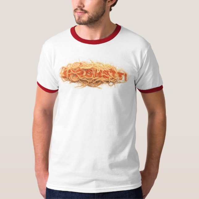 Camiseta ¡Espaguetis del luv I! (Anverso)