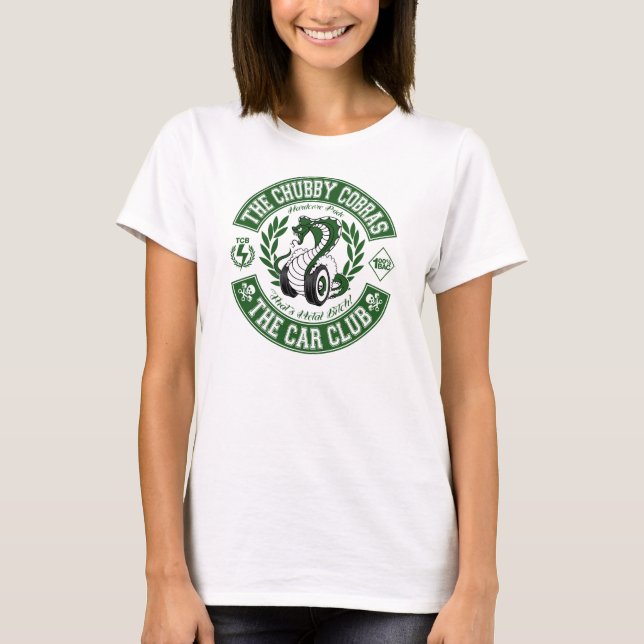 Camiseta Espaguetis verdes del remiendo (Anverso)