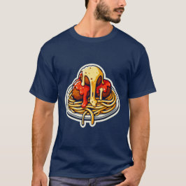 CAMISETA ESPAGUETTI Y MEATBALLAS 2