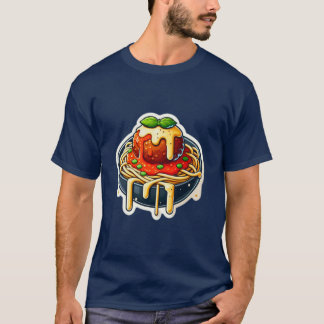 CAMISETA ESPAGUETTI Y MEATBALLAS 3