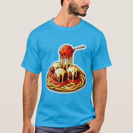 CAMISETA ESPAGUETTI Y MEATBALLAS 4