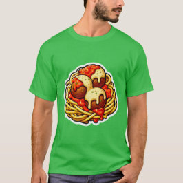 CAMISETA ESPAGUETTI Y MEATBALLAS 5