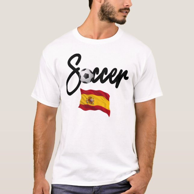 Camiseta Espain Soccer - Spanish Flag (Anverso)