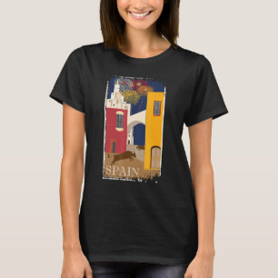 Camiseta España: Anuncio de Poster de Viajes Vintage