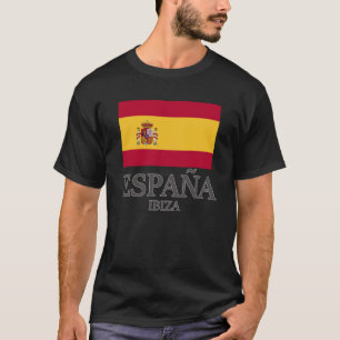 Camiseta España Bandera de Ibiza Viaje Europa vacaciones