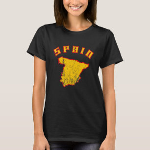 Camiseta España Bandera Esbozo España Viaje España Orgullo