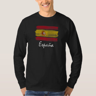 Camiseta España Bandera España Orgullo España Viaje Vacacio