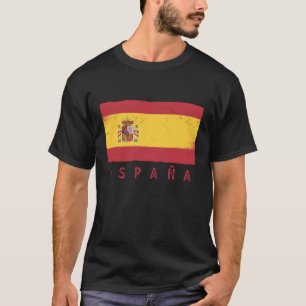 Camiseta España Bandera Española Vintage Gigante Fútbol